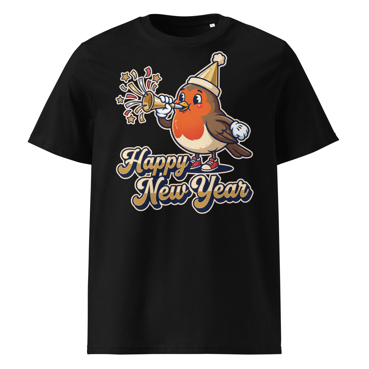 Happy New Year Robin T-Shirt - Ricki Robin