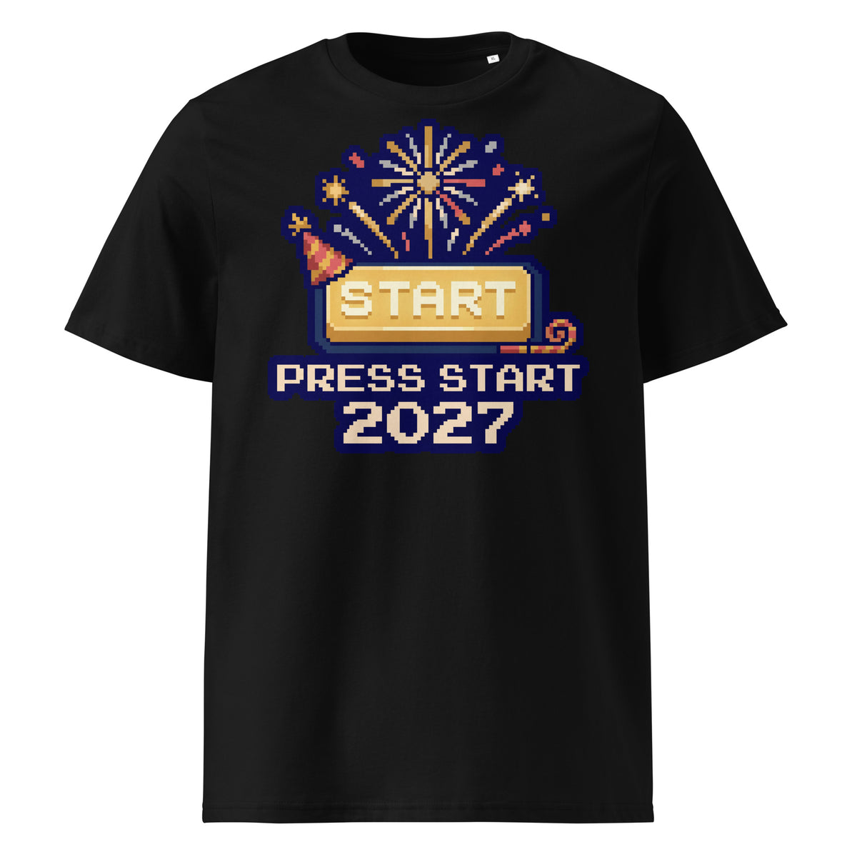 Press Start 2027 New Year T-Shirt - Ricki Robin
