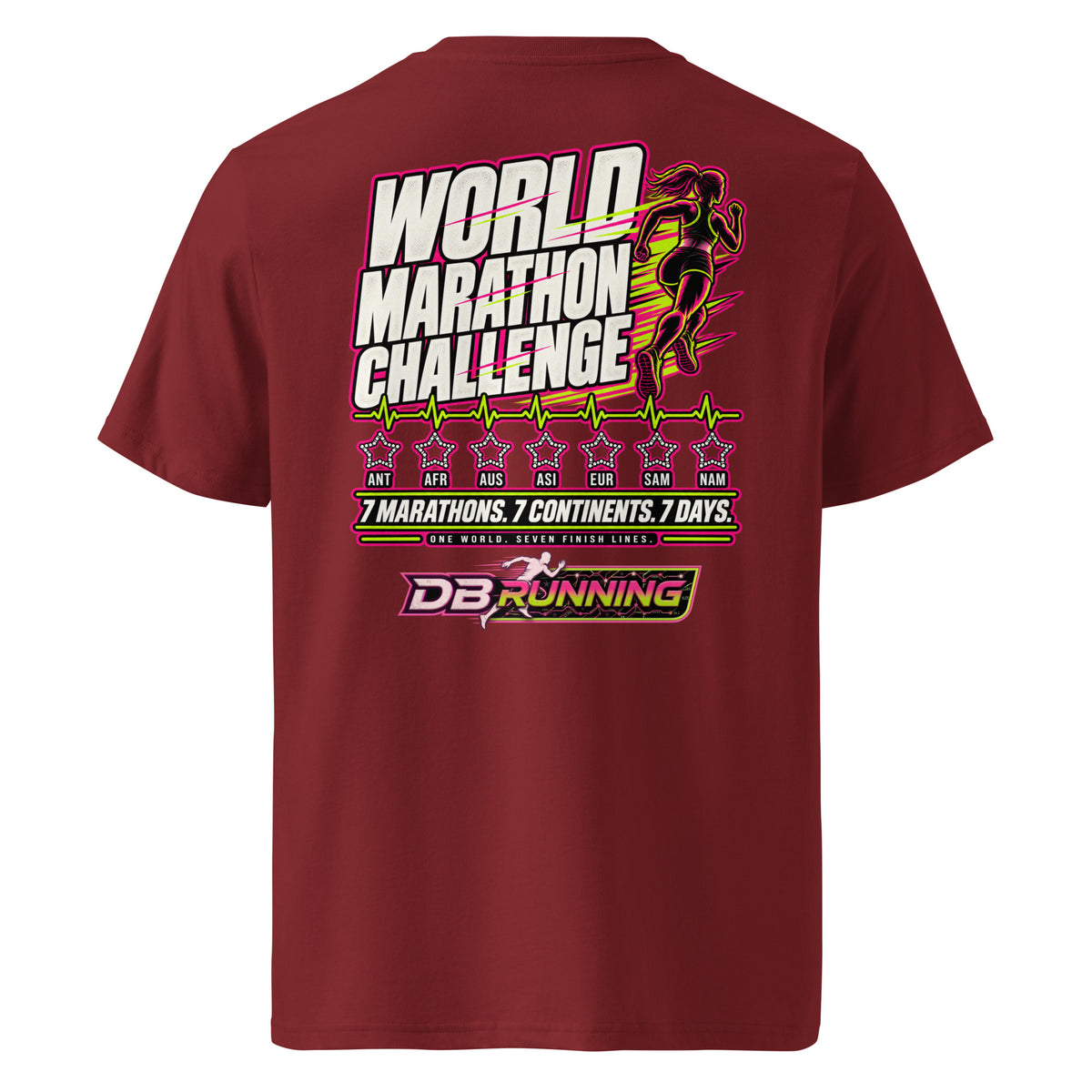 World Marathon Challenge Female - T-Shirt - DB Running