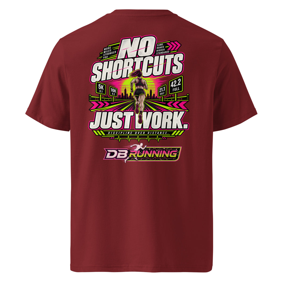 No Shortcuts Female - T-Shirt - DB Running