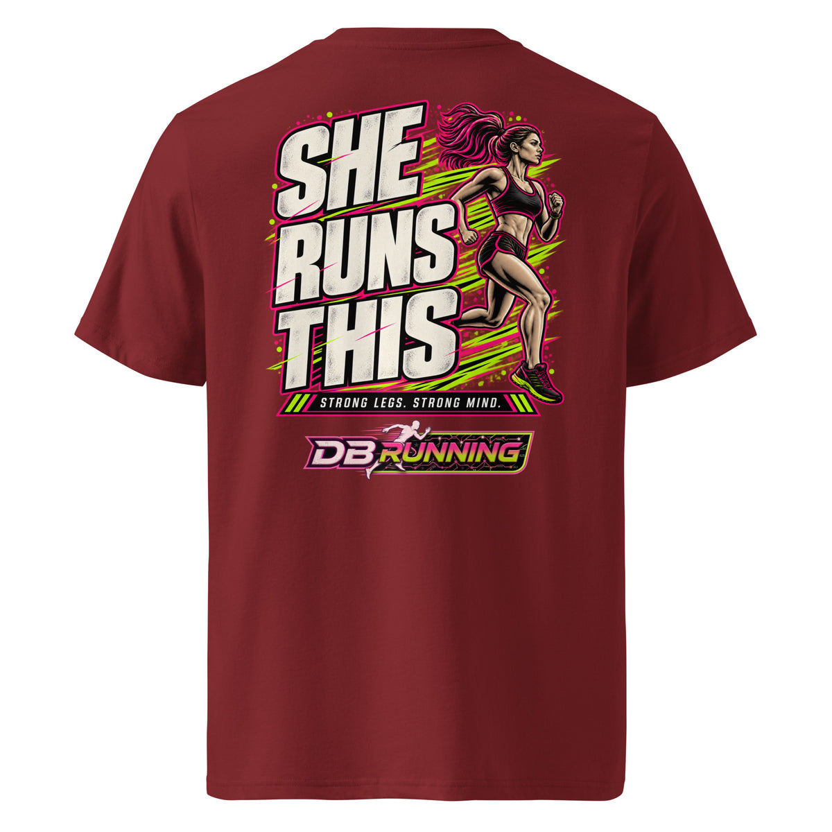 She Runs This - T-Shirt - DB Running