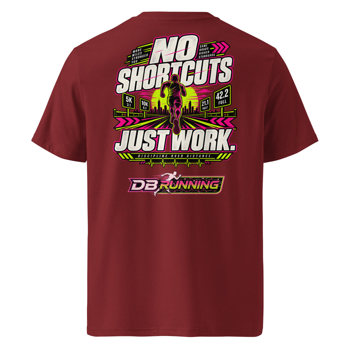 No Shortcuts Male - T-Shirt - DB Running