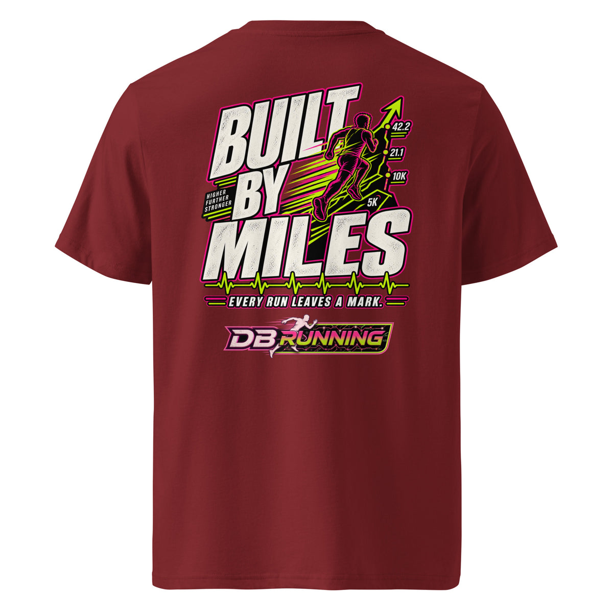 Built by Miles Male - T-Shirt - DB Running