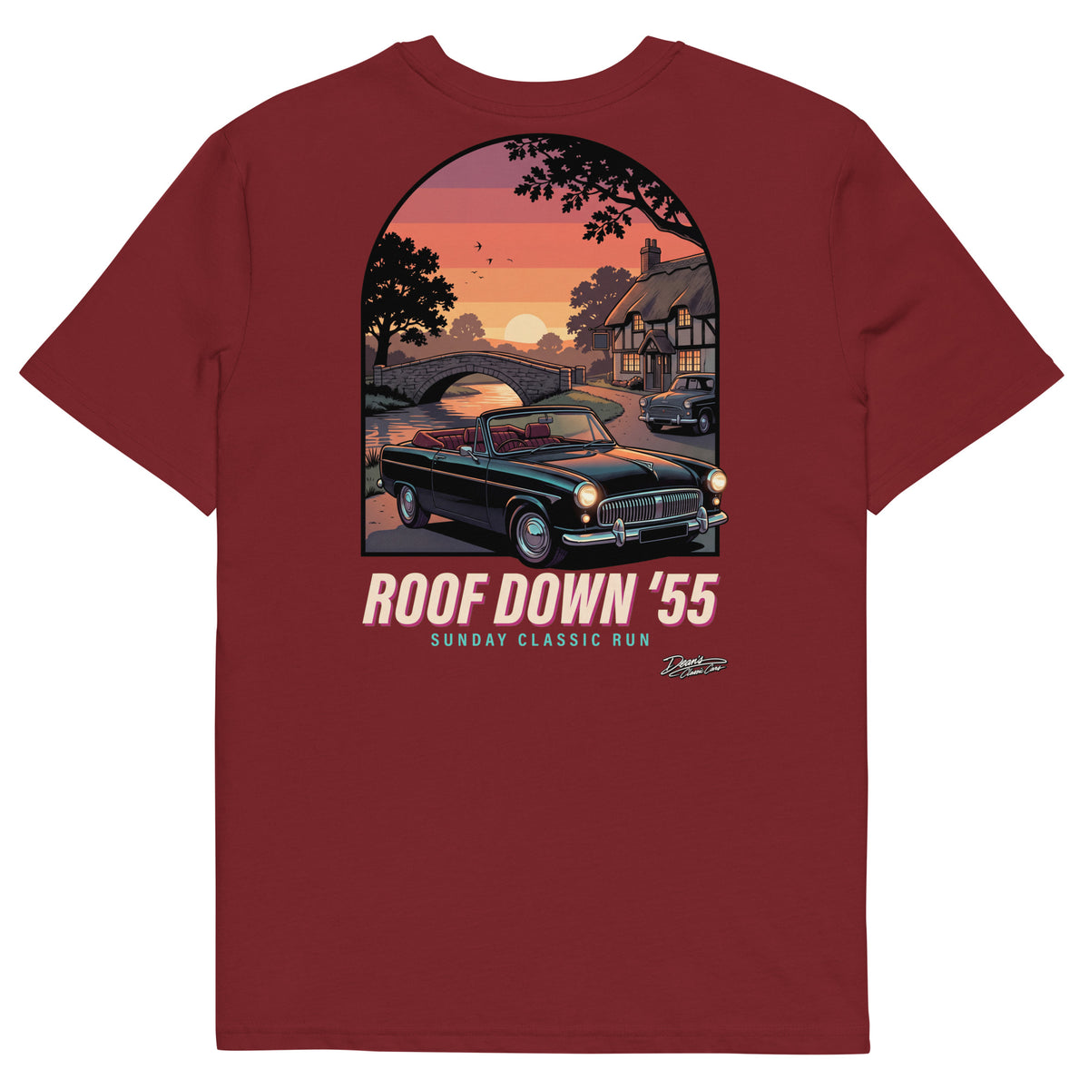 Consul Convertible Roof Down T-Shirt - Dean's Classic Cars