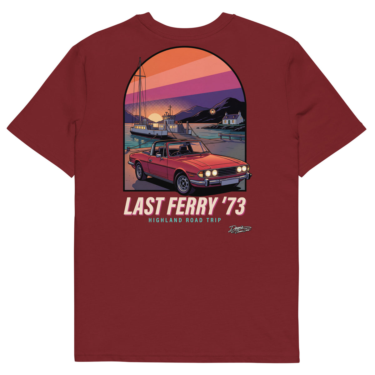 Stag Mk2 Last Ferry T-Shirt - Dean's Classic Cars