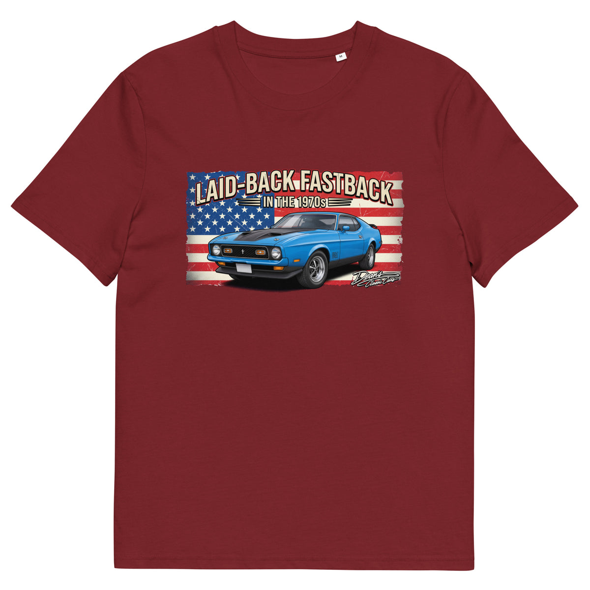 Mach 1 Grabber Blue T-Shirt - Dean's Classic Cars