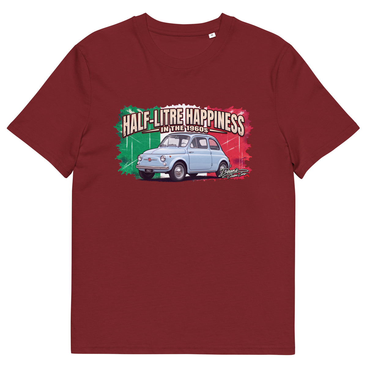 500 D Celestial Blue T-Shirt - Dean's Classic Cars