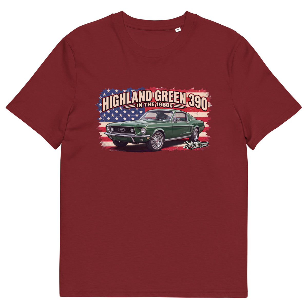 Mustang GT Highland Green T-Shirt - Dean's Classic Cars