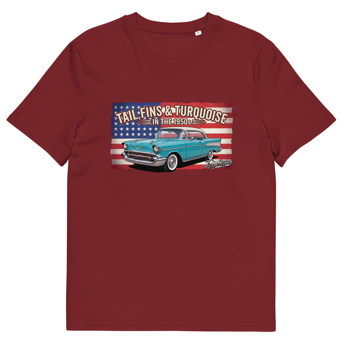 Bel Air Tropical Turquoise T-Shirt - Dean's Classic Cars