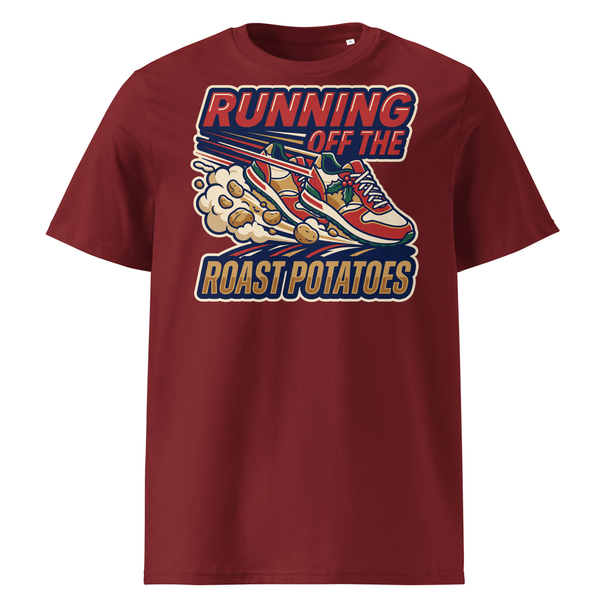Running Off The Roast Potatoes Christmas T-Shirt - Ricki Robin