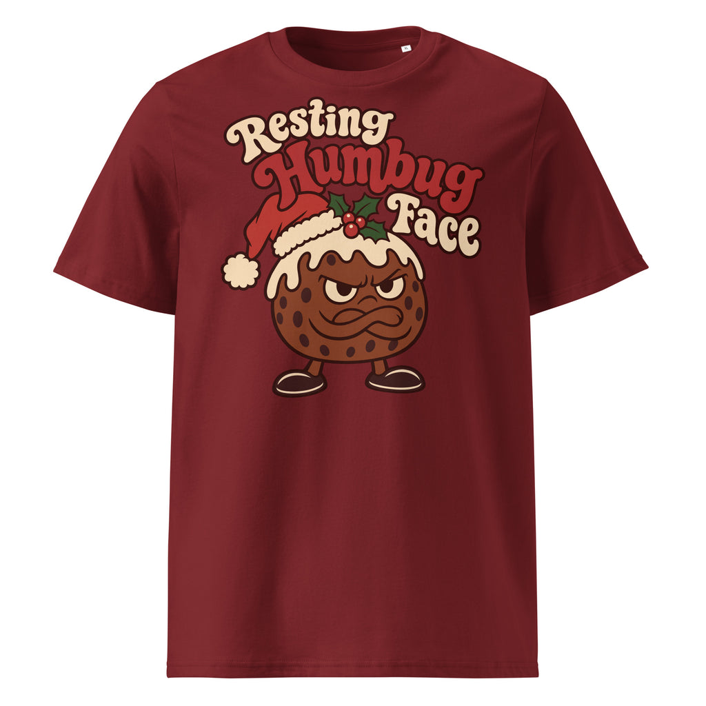Resting Humbug Face Christmas T-Shirt - Ricki Robin