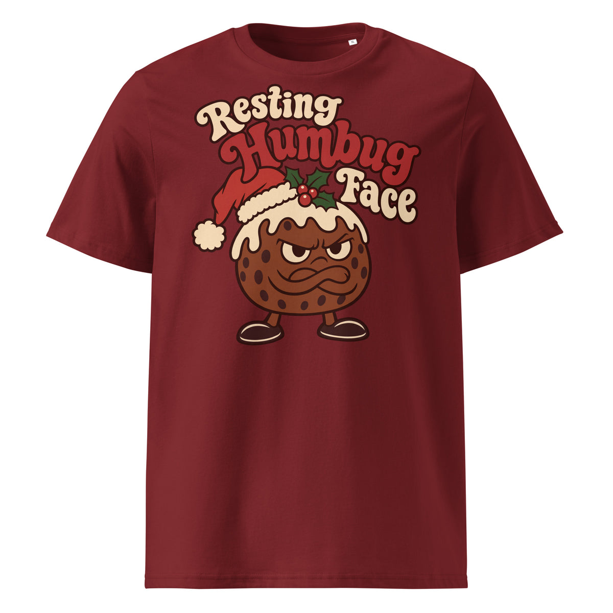 Resting Humbug Face Christmas T-Shirt - Ricki Robin