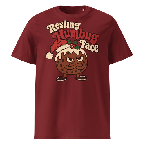 Resting Humbug Face Christmas T-Shirt - Ricki Robin