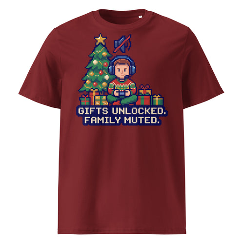 Gifts Unlocked. Family Muted. Christmas T-Shirt - Ricki Robin