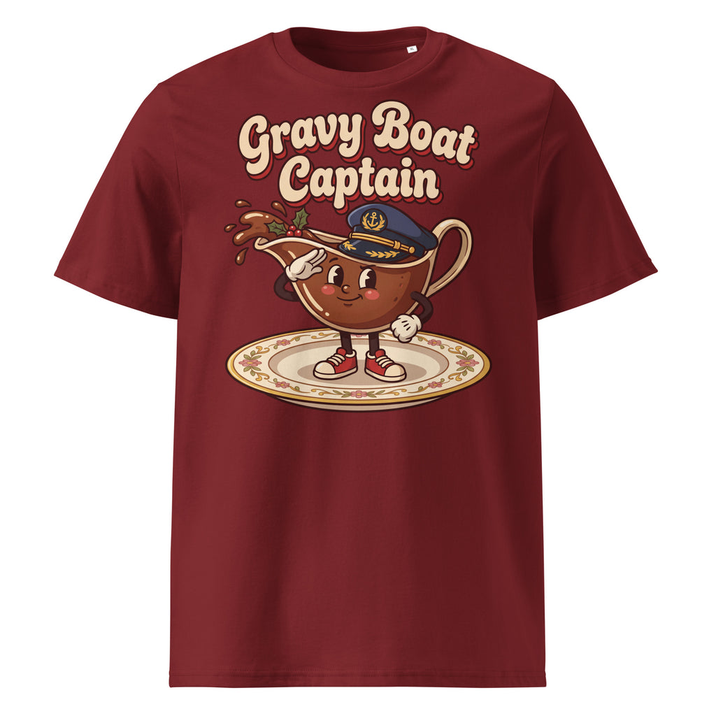 Gravy Boat Captain Christmas T-Shirt - Ricki Robin