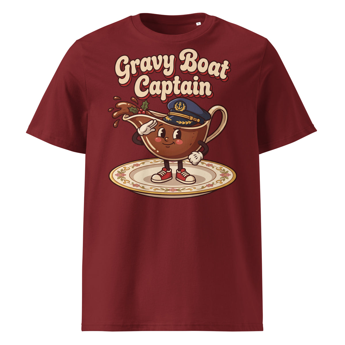 Gravy Boat Captain Christmas T-Shirt - Ricki Robin