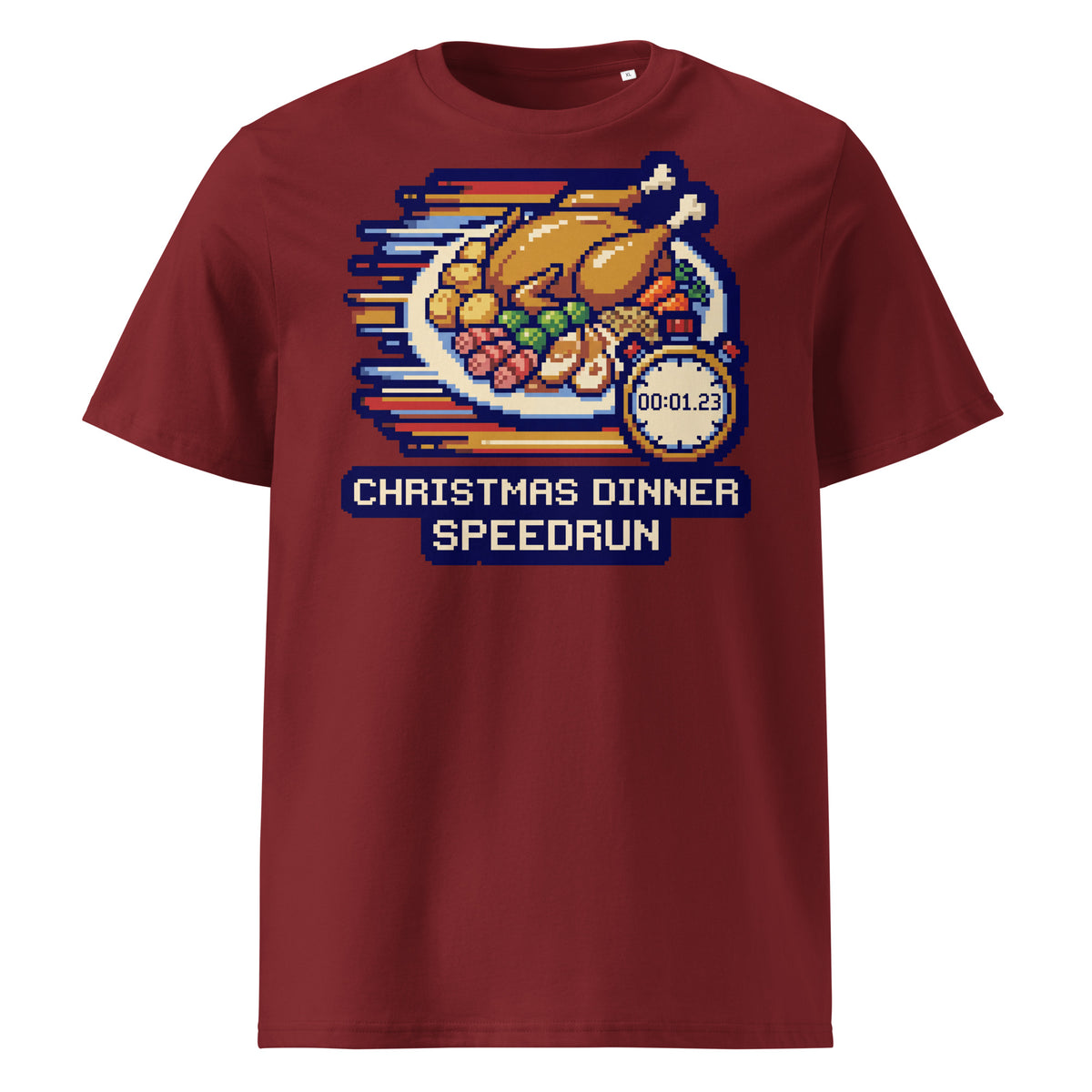 Christmas Dinner Speedrun T-Shirt - Ricki Robin