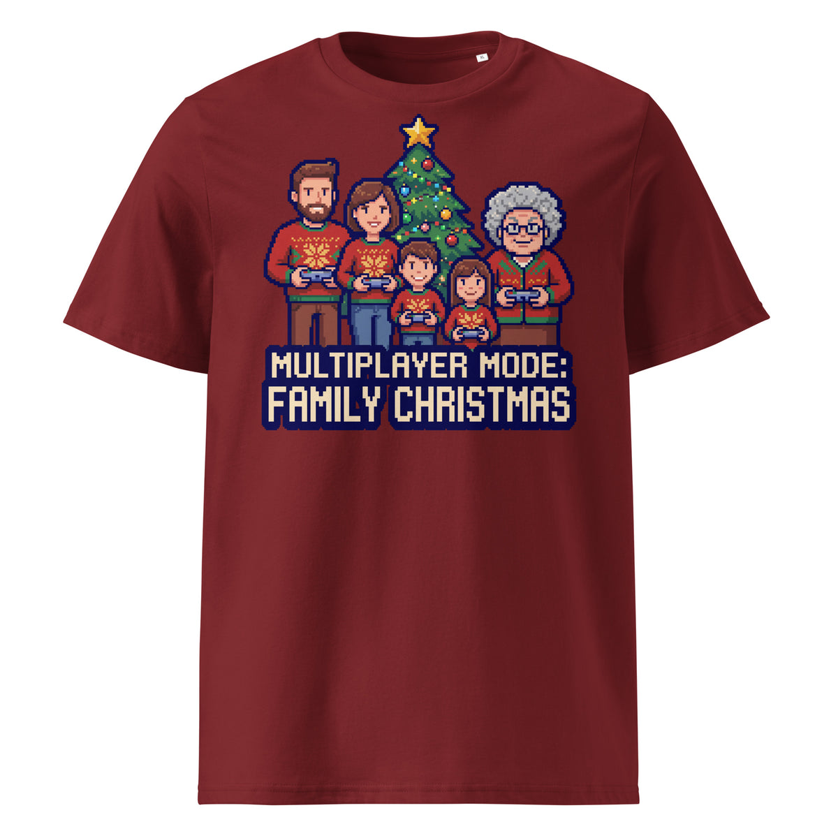 Multiplayer Mode: Family Christmas T-Shirt - Ricki Robin