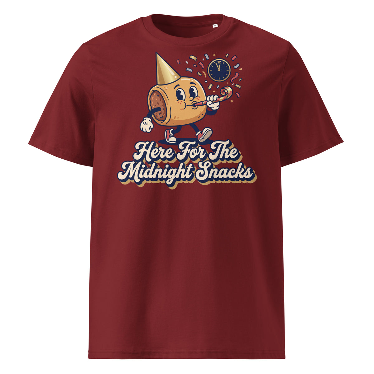 Here For The Midnight Snacks New Year T-Shirt - Ricki Robin
