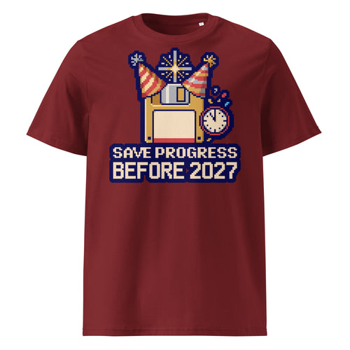 Save Progress Before 2027 New Year T-Shirt - Ricki Robin