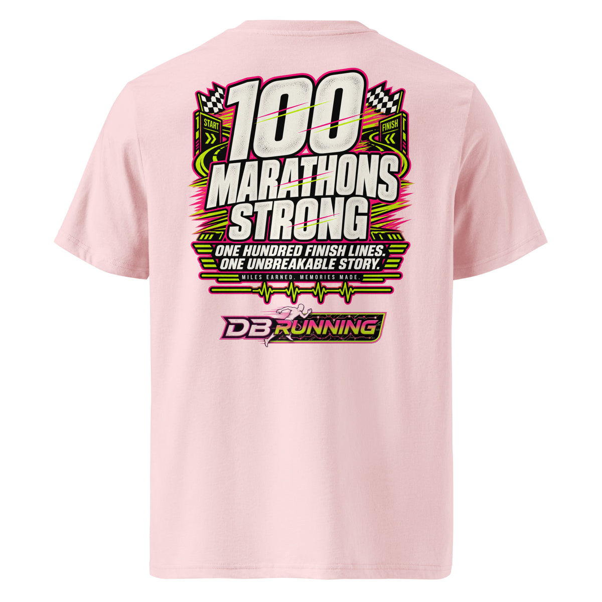 100 Marathons Strong - T-Shirt - DB Running