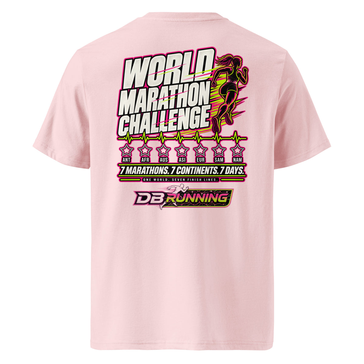 World Marathon Challenge Female - T-Shirt - DB Running