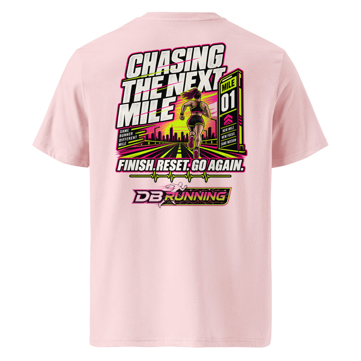 Chasing the Next Mile Female - T-Shirt - DB Running
