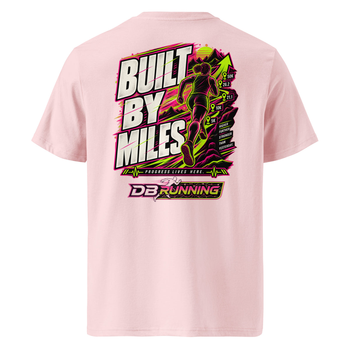 Built by Miles Female - T-Shirt - DB Running