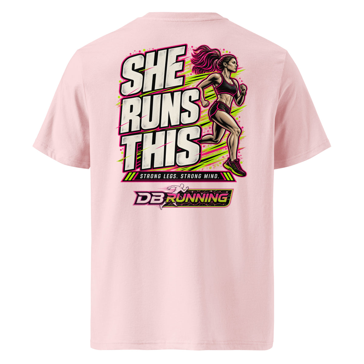 She Runs This - T-Shirt - DB Running
