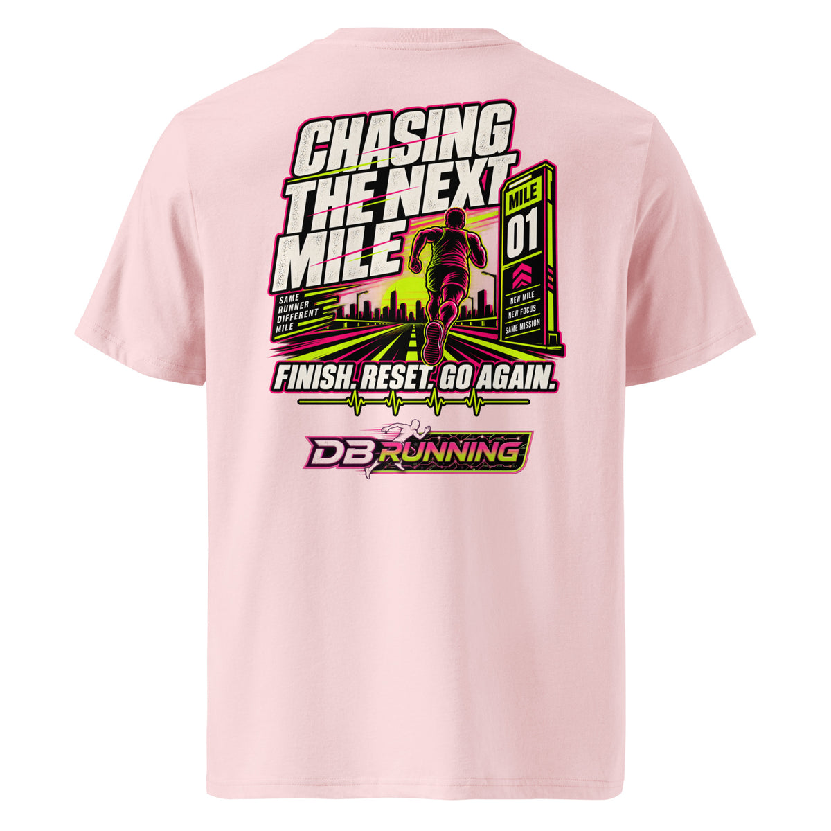 Chasing the Next Mile Male - T-Shirt - DB Running