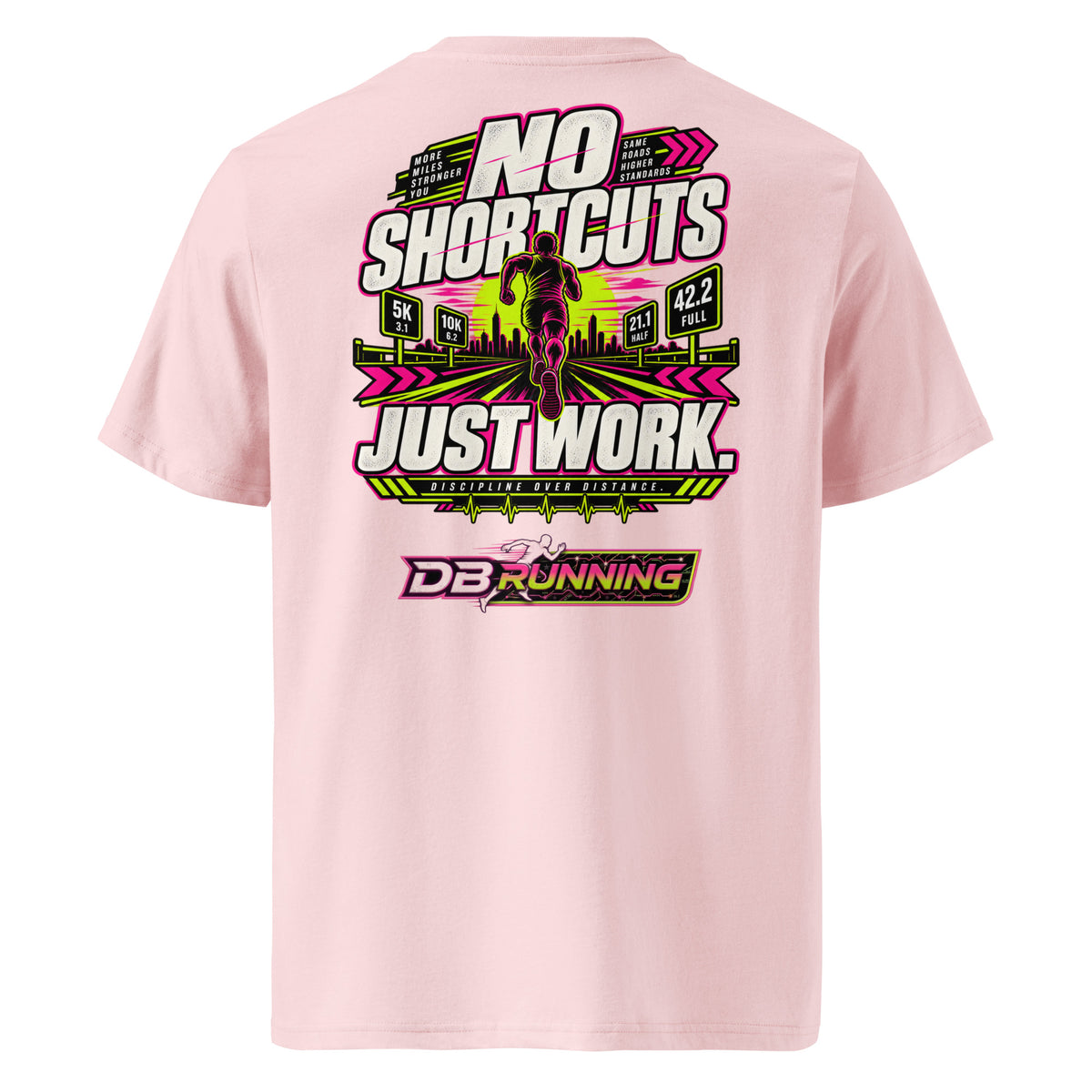 No Shortcuts Male - T-Shirt - DB Running