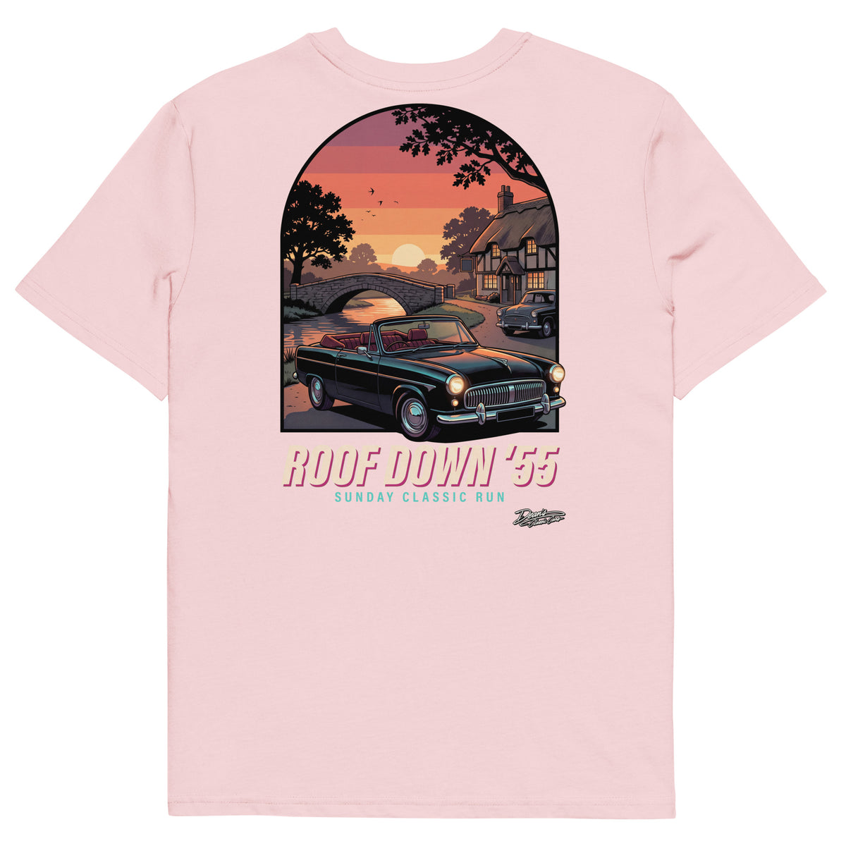 Consul Convertible Roof Down T-Shirt - Dean's Classic Cars