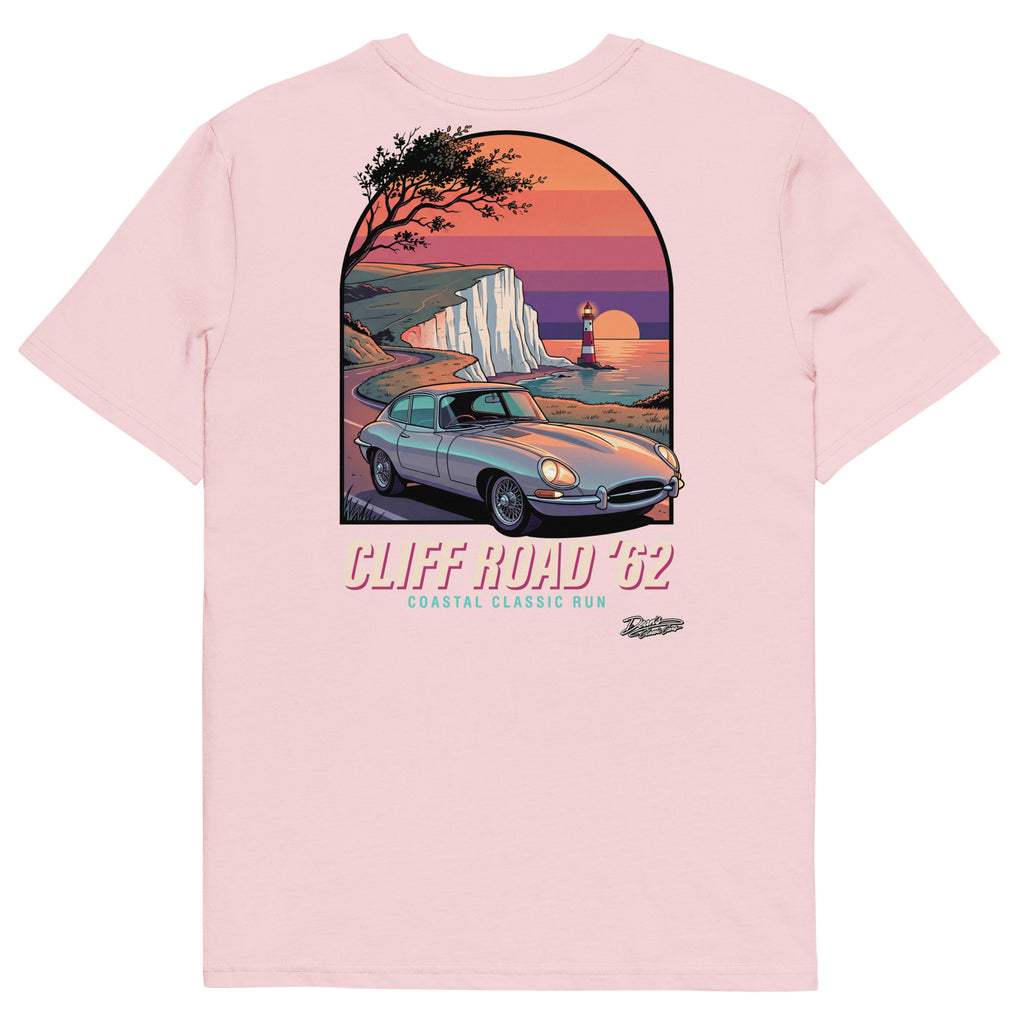 E Type Cliff Road T-Shirt - Dean's Classic Cars