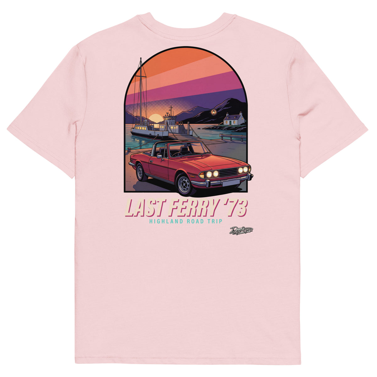Stag Mk2 Last Ferry T-Shirt - Dean's Classic Cars
