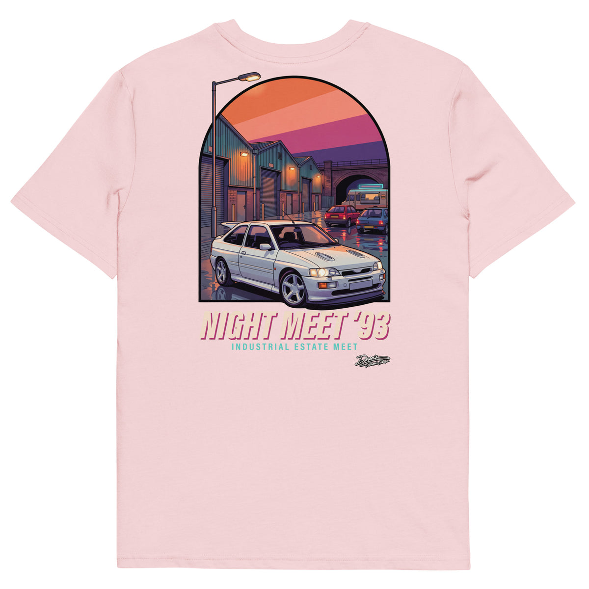 Escort Cosworth Night Meet T-Shirt - Dean's Classic Cars