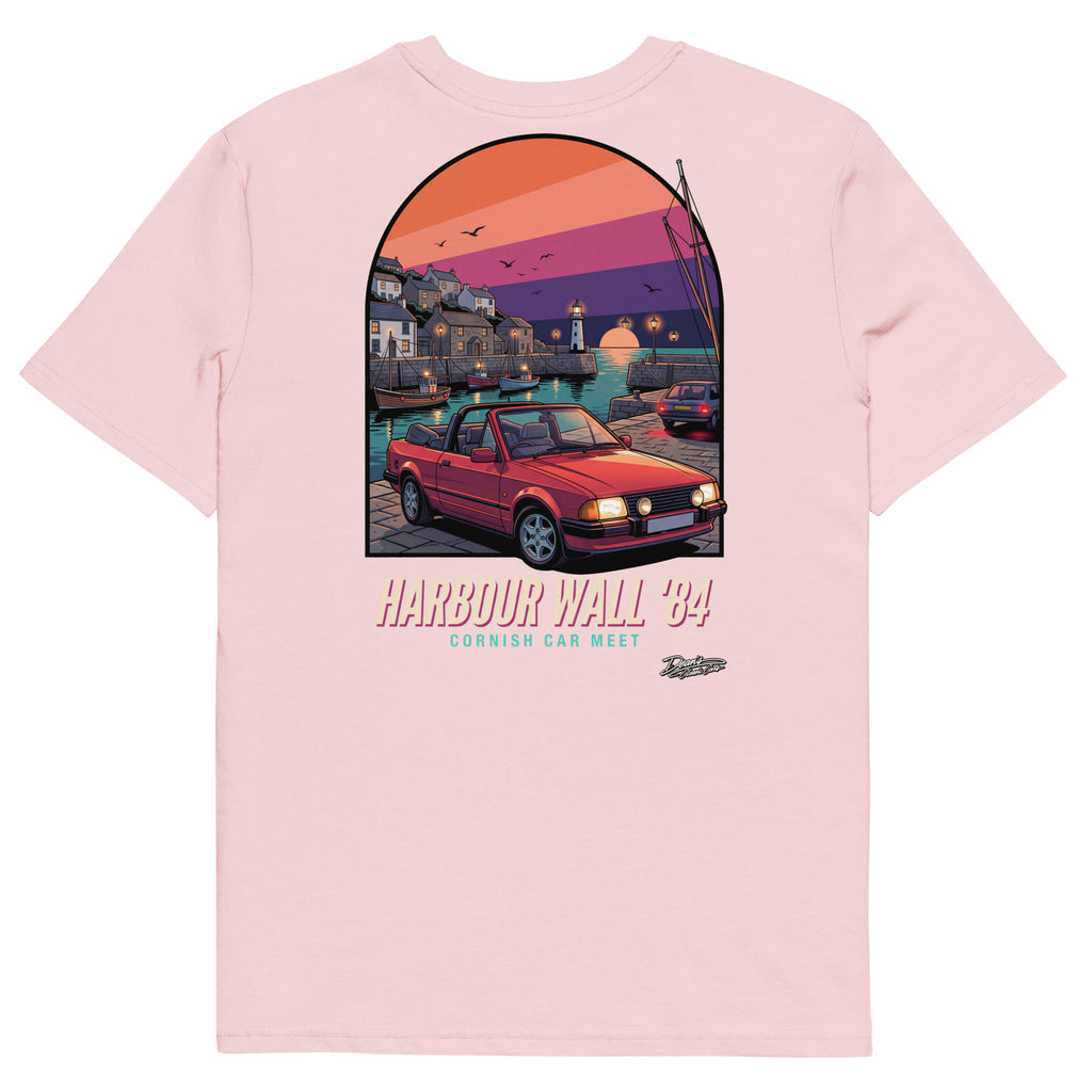 XR3i Cabriolet Harbour Wall T-Shirt - Dean's Classic Cars
