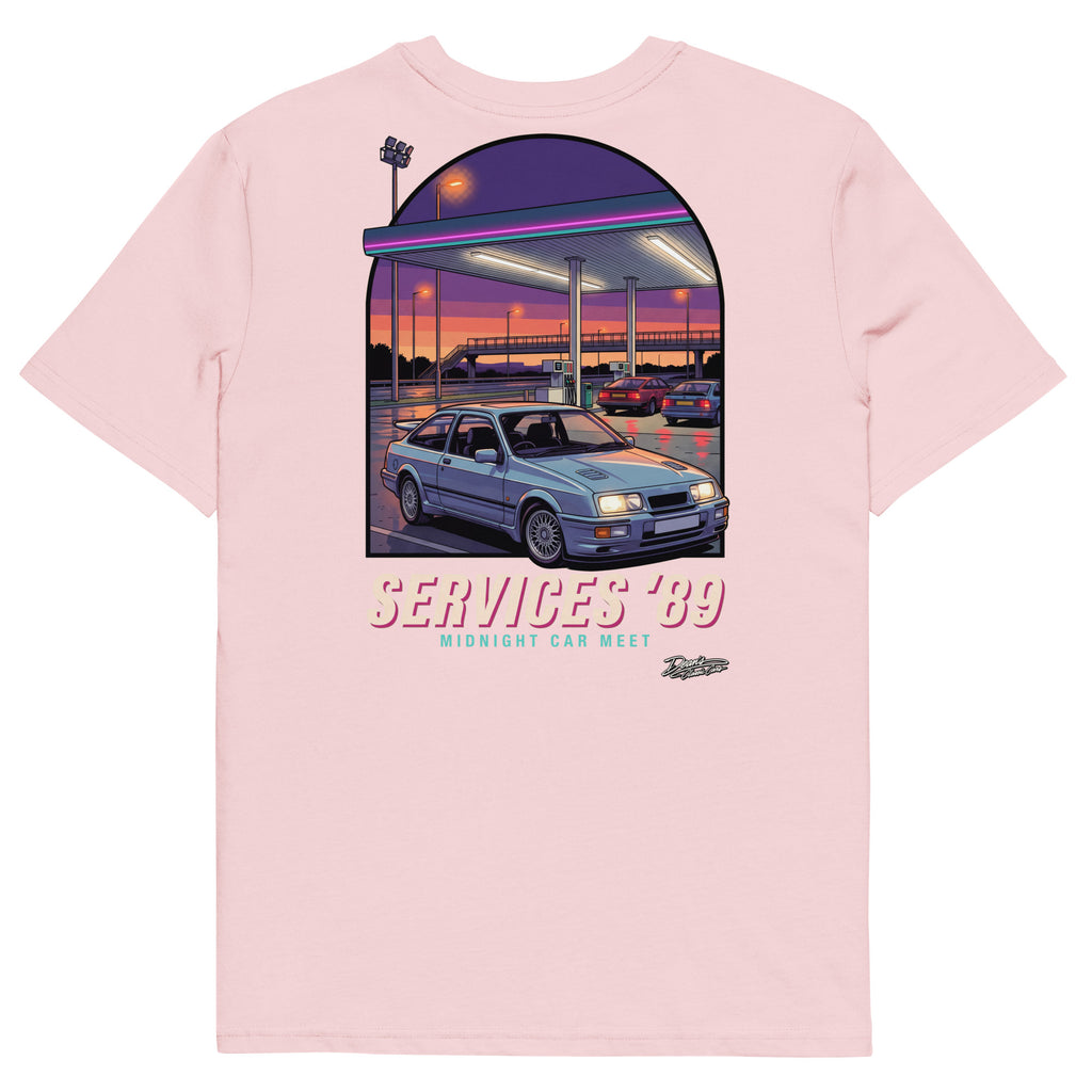 Sierra Cosworth Midnight Services T-Shirt - Dean's Classic Cars