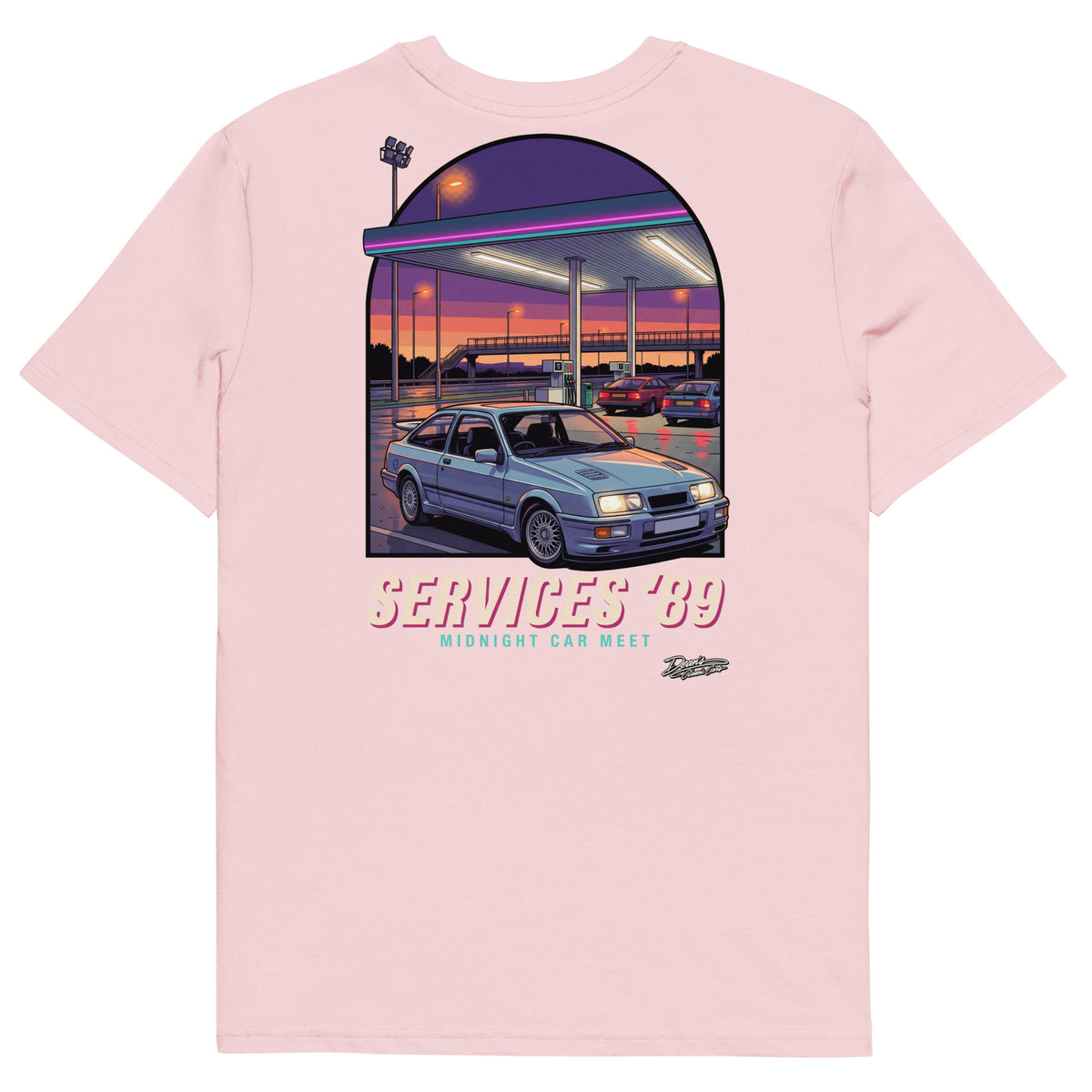 Sierra Cosworth Midnight Services T-Shirt - Dean's Classic Cars