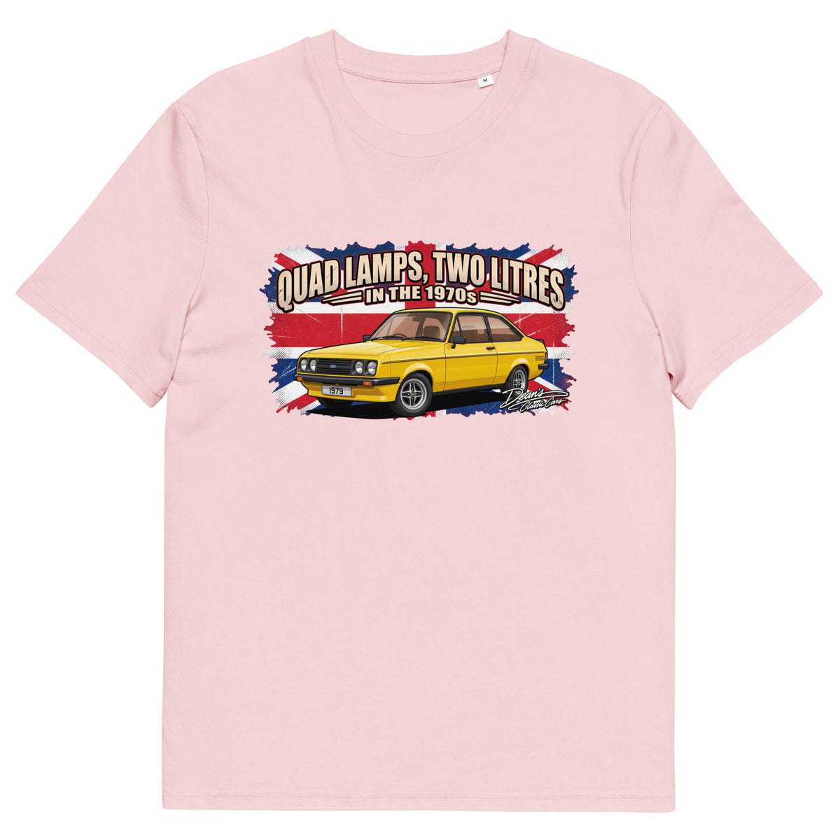 Escort RS2000 Signal Yellow T-Shirt - Dean's Classic Cars