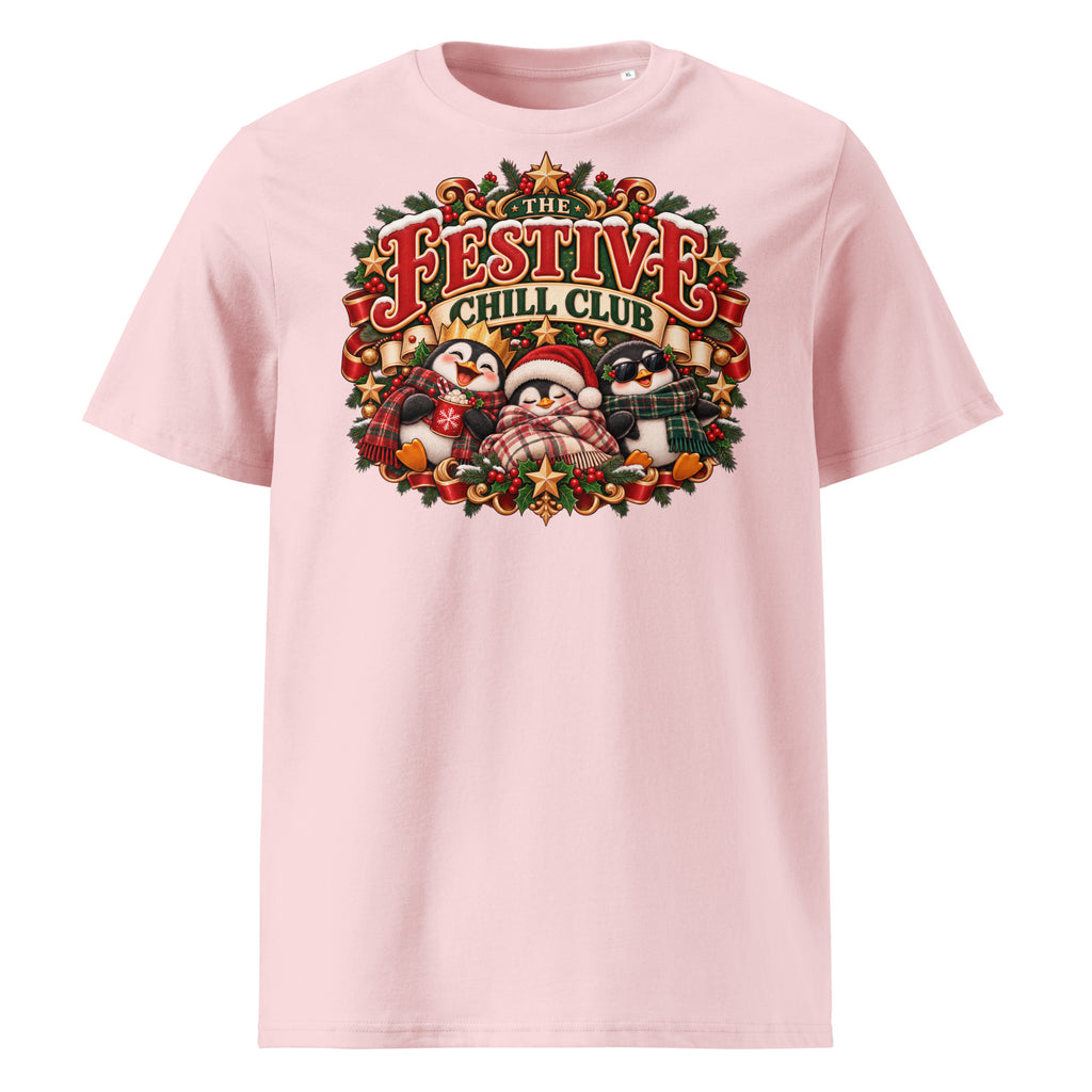The Festive Chill Club Christmas T-Shirt (Pastels) - Ricki Robin