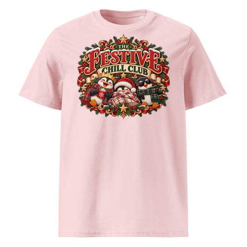 The Festive Chill Club Christmas T-Shirt (Pastels) - Ricki Robin