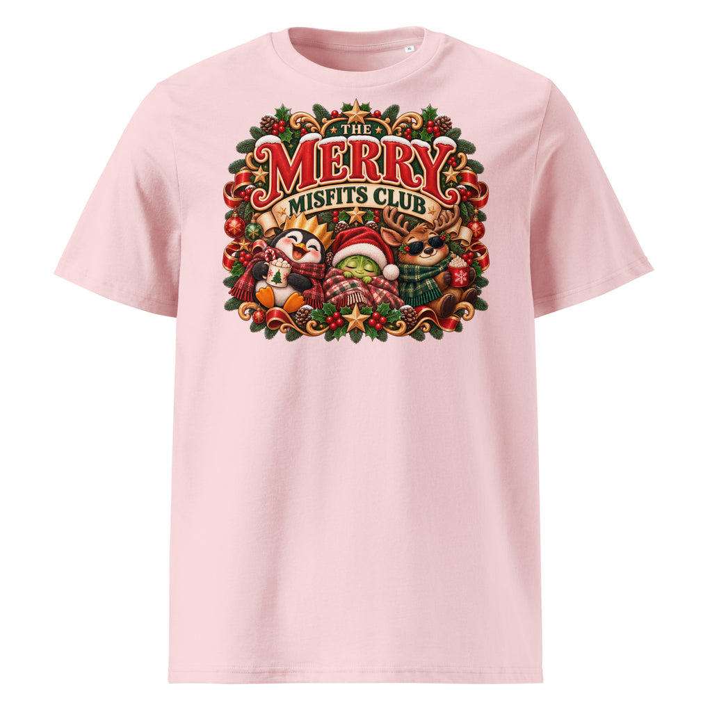 The Merry Misfits Club Christmas T-Shirt (Pastels) - Ricki Robin