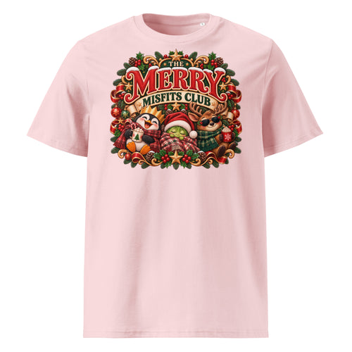 The Merry Misfits Club Christmas T-Shirt (Pastels) - Ricki Robin