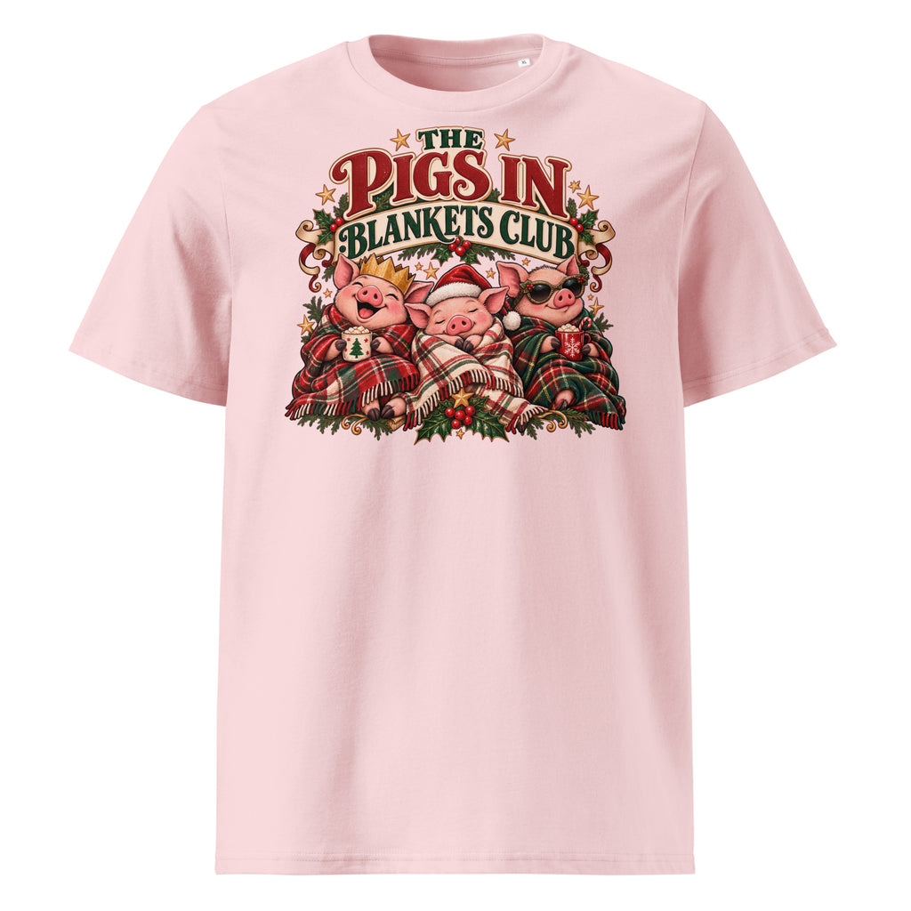 The Pigs in Blankets Club Christmas T-Shirt (Pastels) - Ricki Robin