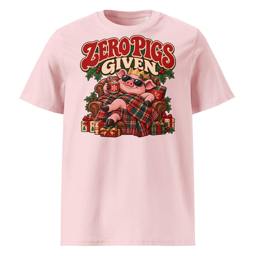 Zero Pigs Given Christmas T-Shirt (Pastels) - Ricki Robin