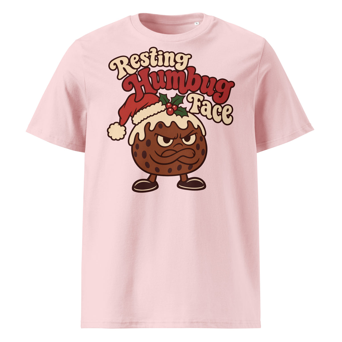 Resting Humbug Face Christmas T-Shirt (Pastels) - Ricki Robin