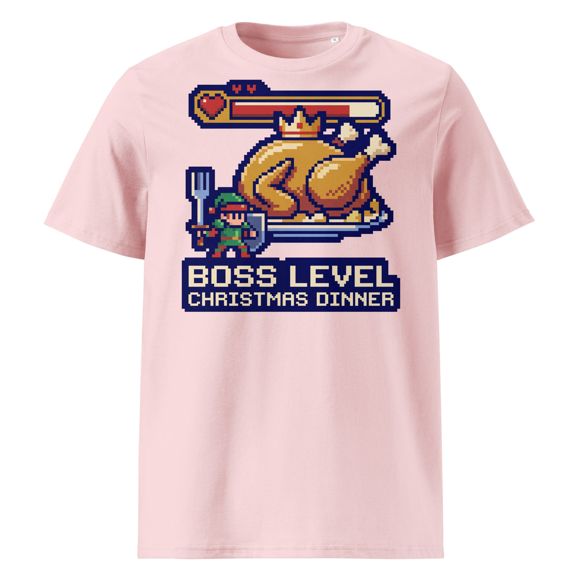 Boss Level: Christmas Dinner T-Shirt (Pastels) - Ricki Robin