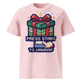 Press Start To Unwrap Christmas T-Shirt (Pastels) - Ricki Robin