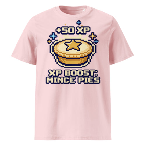 XP Boost: Mince Pies Christmas T-Shirt (Pastels) - Ricki Robin