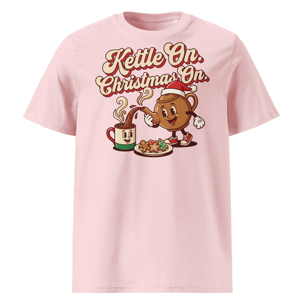 Kettle On. Christmas On. T-Shirt (Pastels) - Ricki Robin